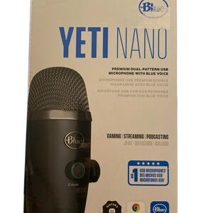 Yeti Nano USB Microphone - Black